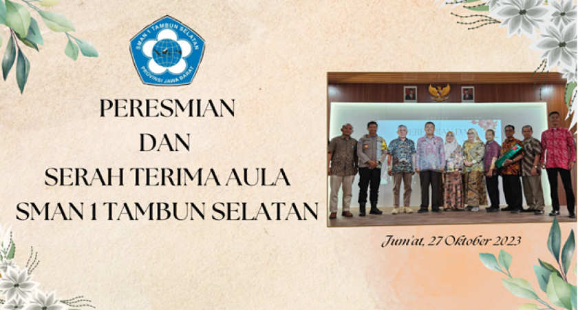 Peresmian dan Serah Terima AULA