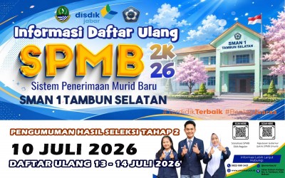 Pengumuman Hasil Seleksi SPMB Tahap 2 Jawa Barat 2026 dan Informasi Daftar Ulang